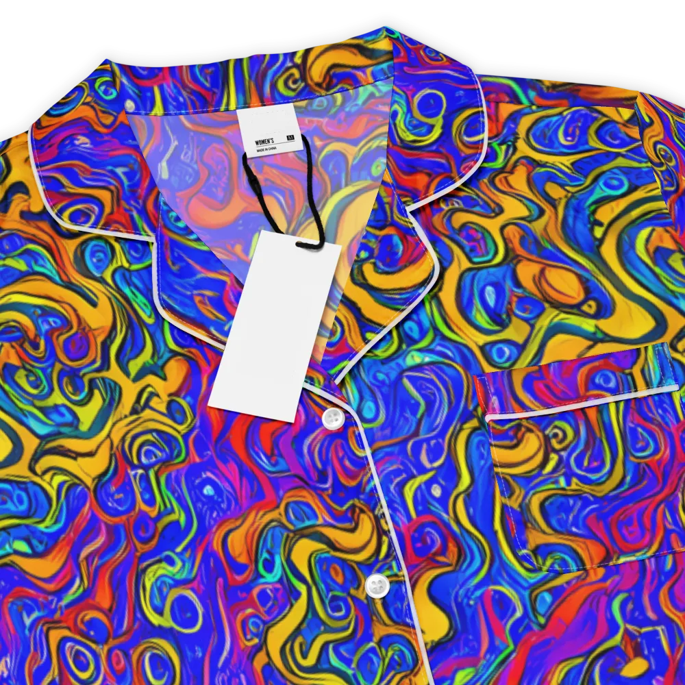 Spectrum Inferno on Women's Short Sleeve Pajama Top — Product details