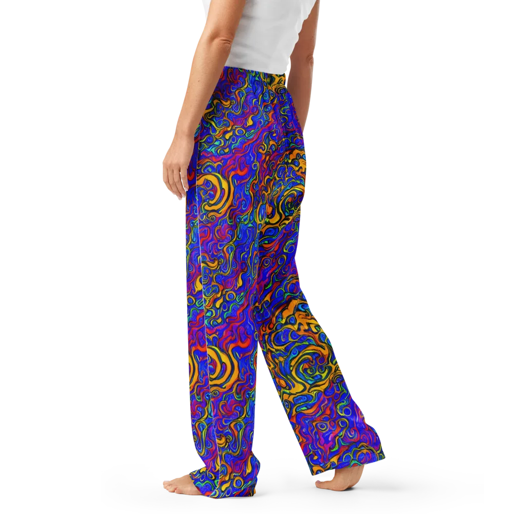 Spectrum Inferno on Women's Pajama Pants — Left