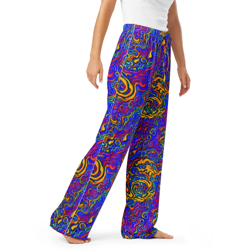 Spectrum Inferno on Women's Pajama Pants — Right Front