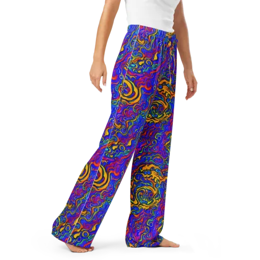 Spectrum Inferno on a Women's Pajama Pants