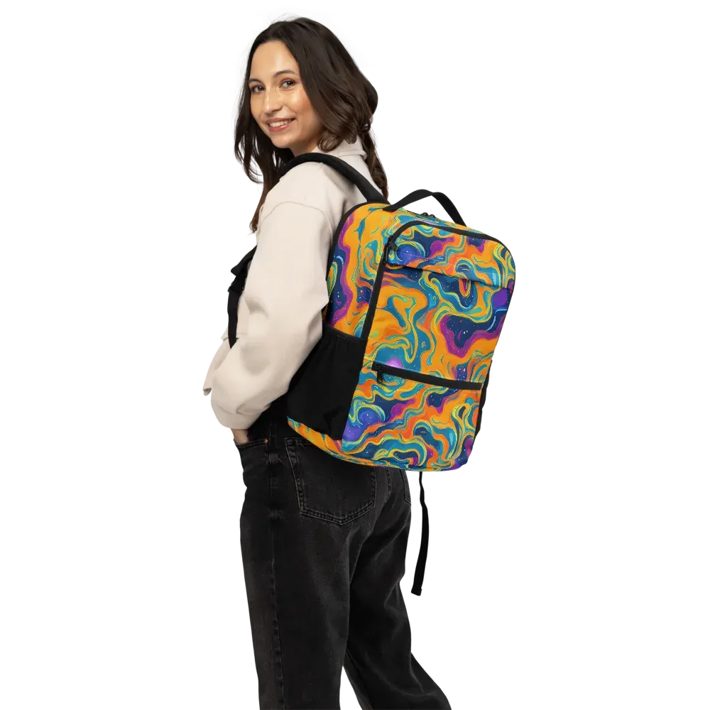 Firefly Galaxy on Utility Backpack — Back