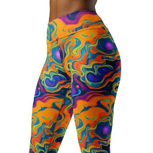 Firefly Galaxy on a Yoga Leggings