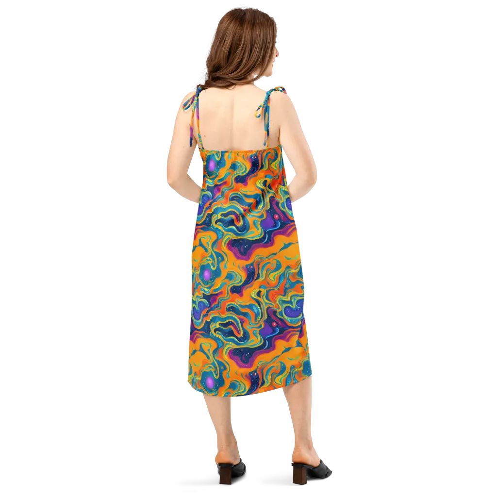 Firefly Galaxy on Slip Dress — Back