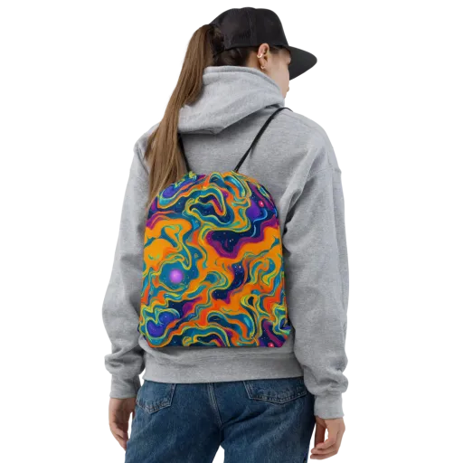 Firefly Galaxy on a Drawstring Bag