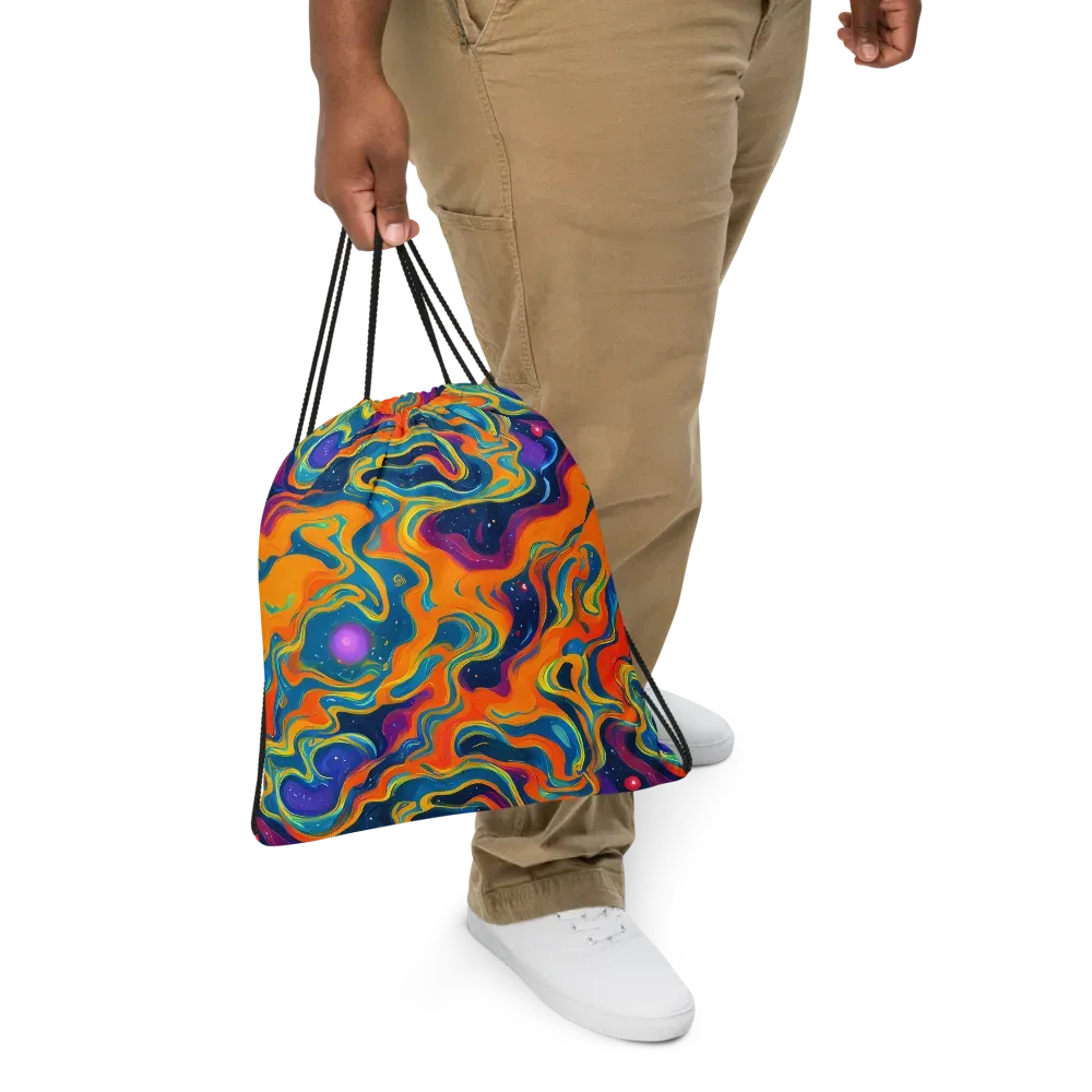 Firefly Galaxy on Drawstring Bag — Front