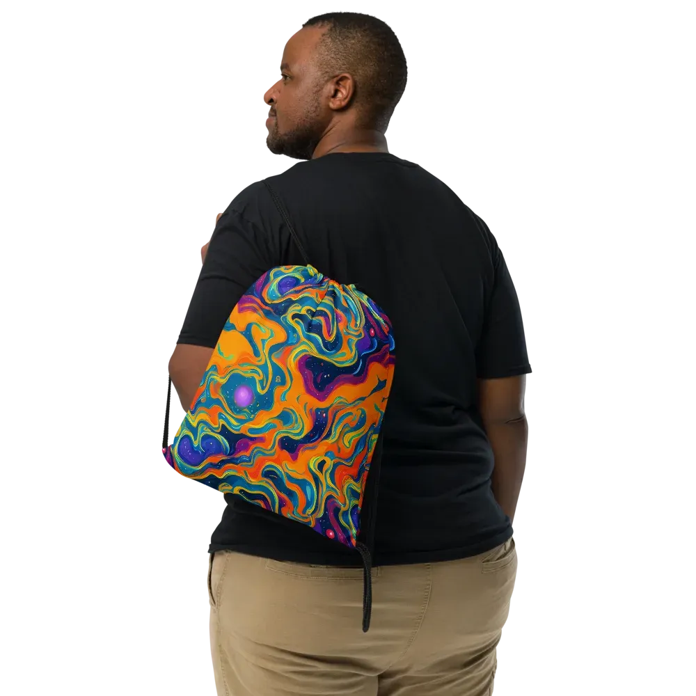 Firefly Galaxy on Drawstring Bag — Front