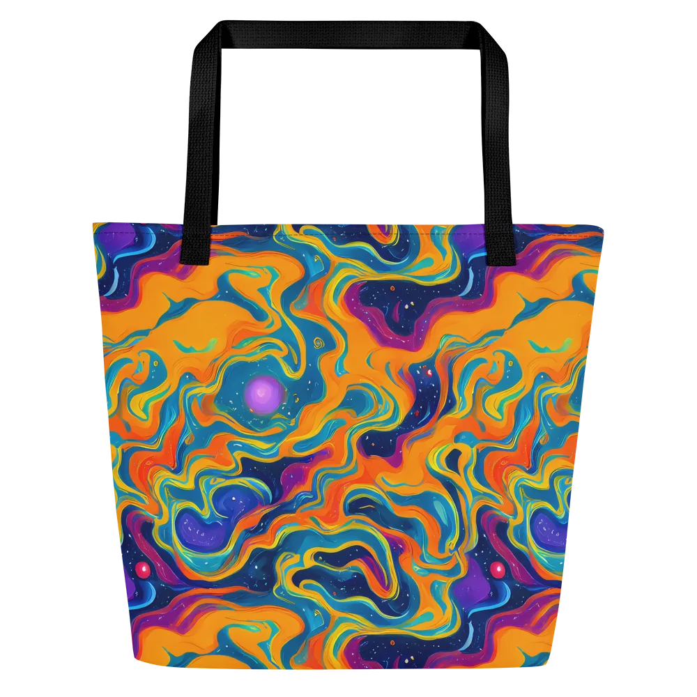 Firefly Galaxy on Large Tote Bag W/ Pocket — Front