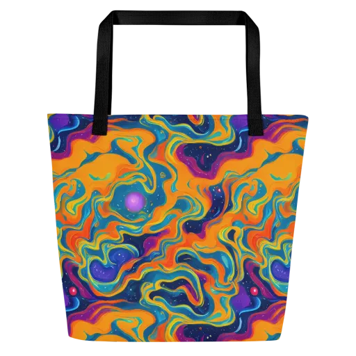 Firefly Galaxy on a Large Tote Bag W/ Pocket