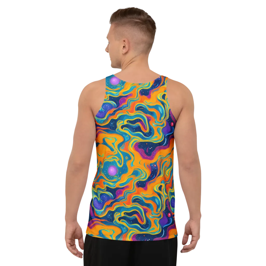 Firefly Galaxy on Men's Tank Top — Back