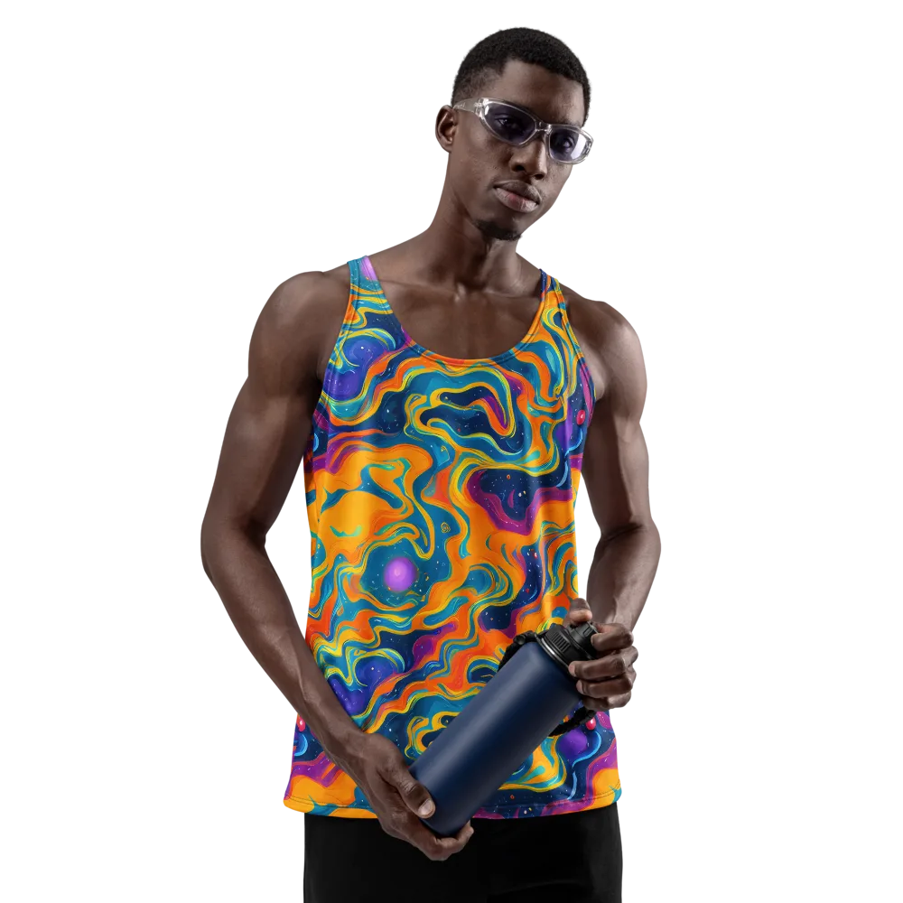 Firefly Galaxy on Men's Tank Top — Front