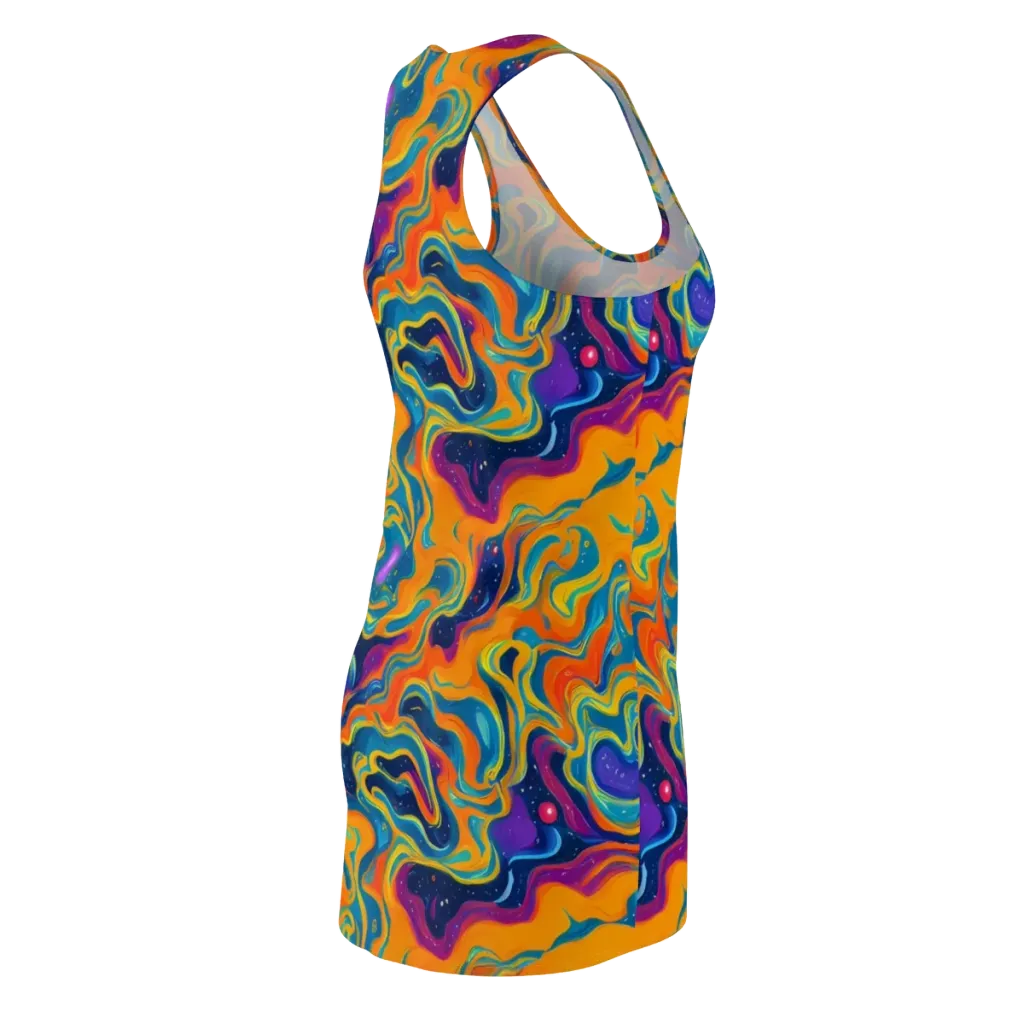 Firefly Galaxy on Racerback Dress — Back Side