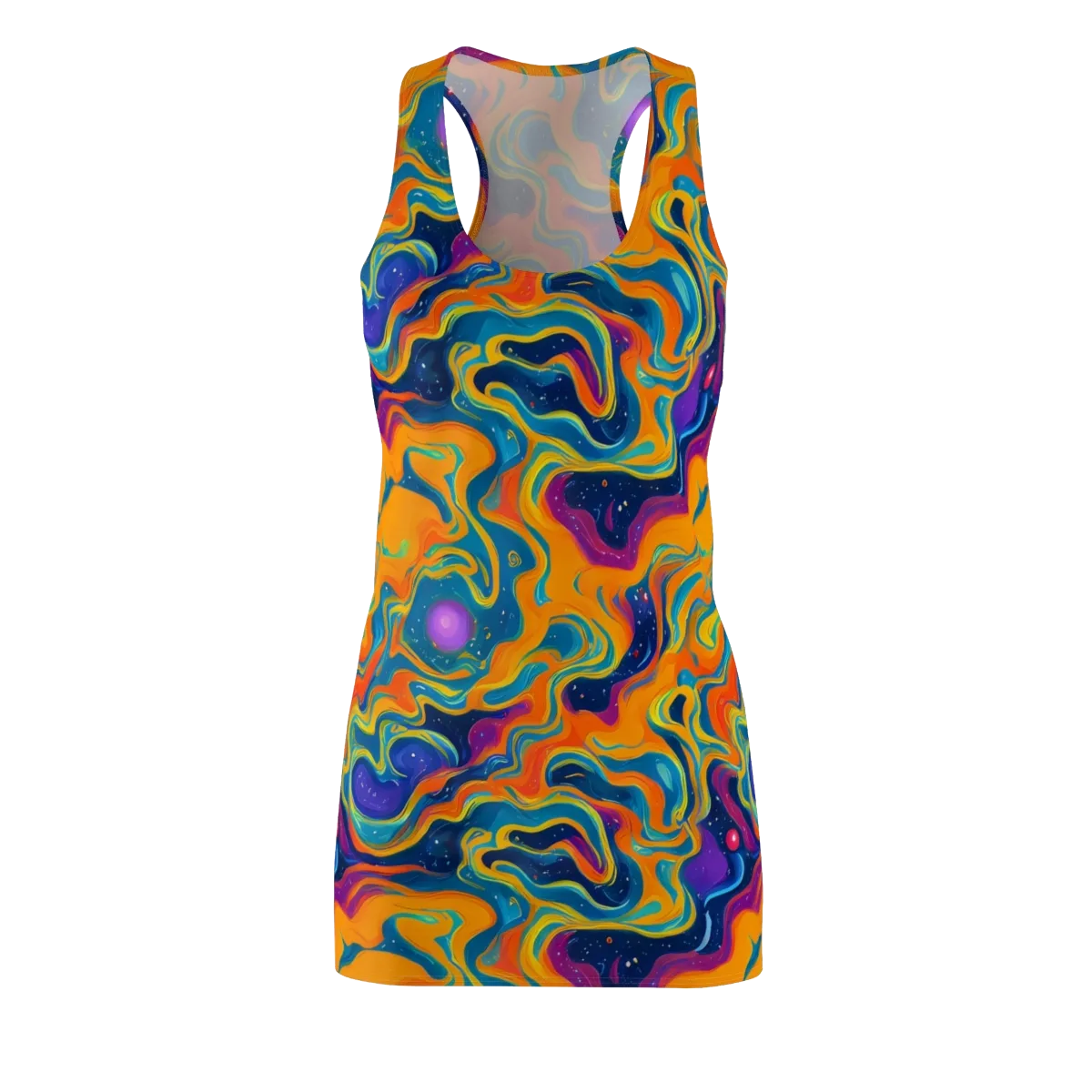 Firefly Galaxy on Racerback Dress — Front