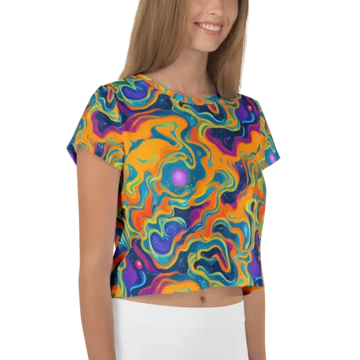Firefly Galaxy on a Crop Tee