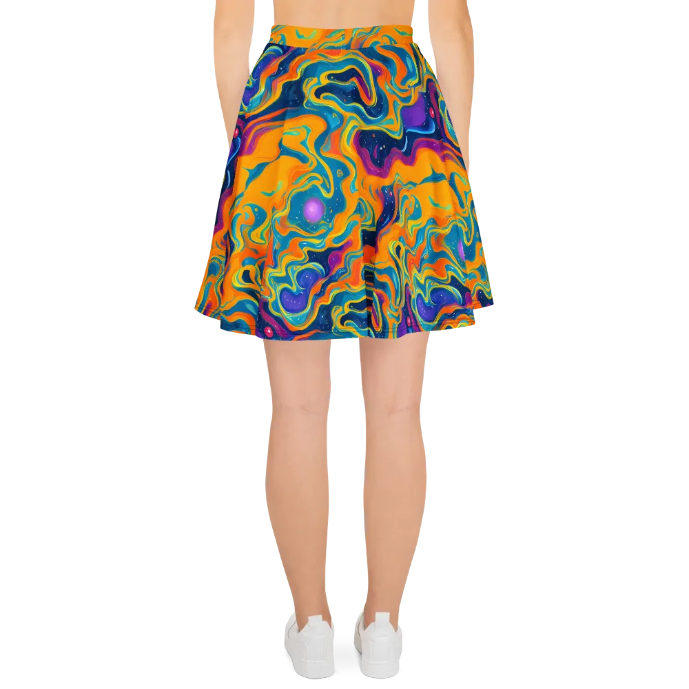 Firefly Galaxy on Skater Skirt — Back