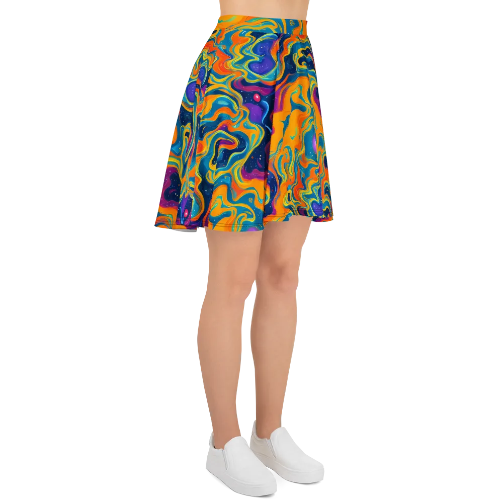 Firefly Galaxy on Skater Skirt — Right