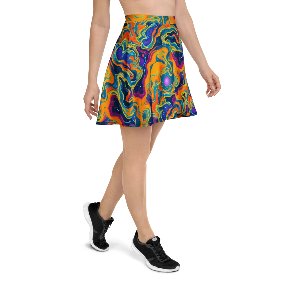 Firefly Galaxy on Skater Skirt — Right