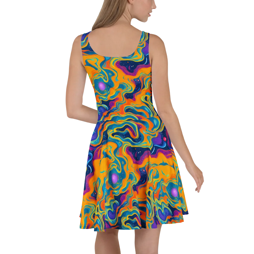 Firefly Galaxy on Skater Dress — Back