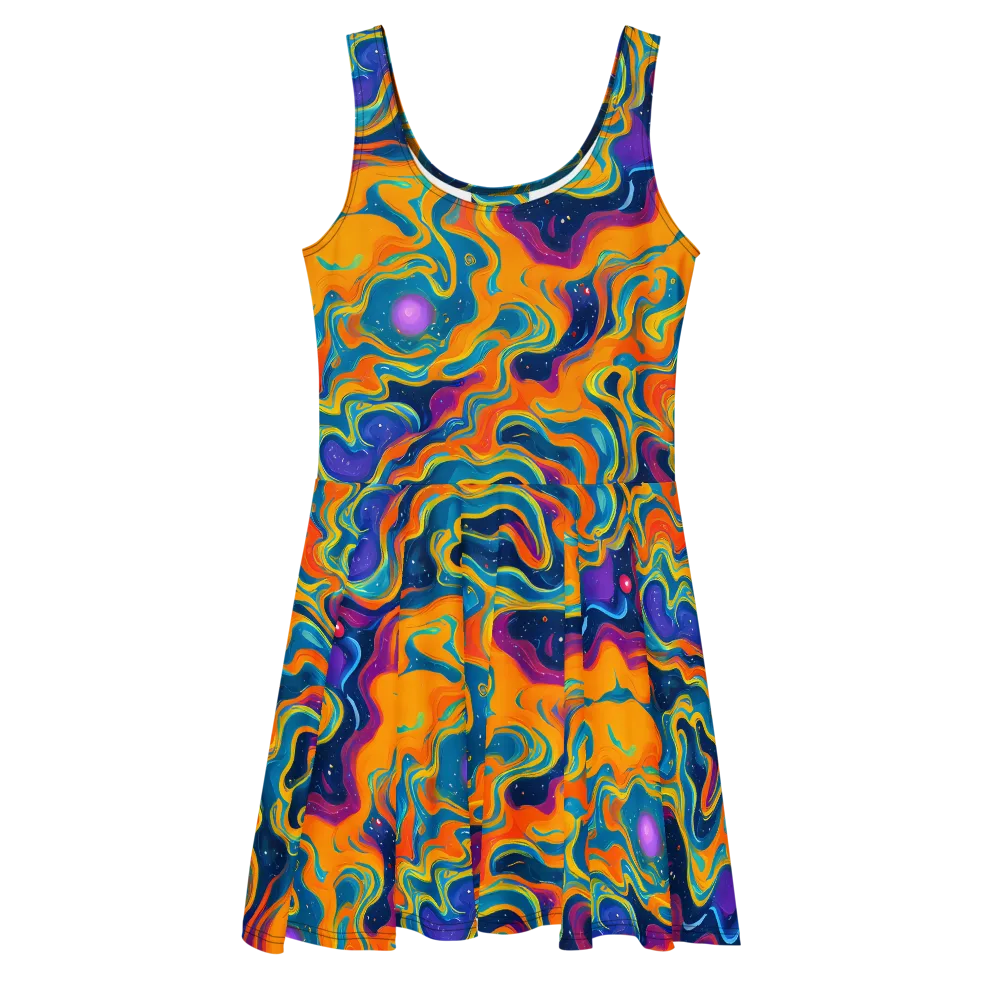 Firefly Galaxy on Skater Dress — Front