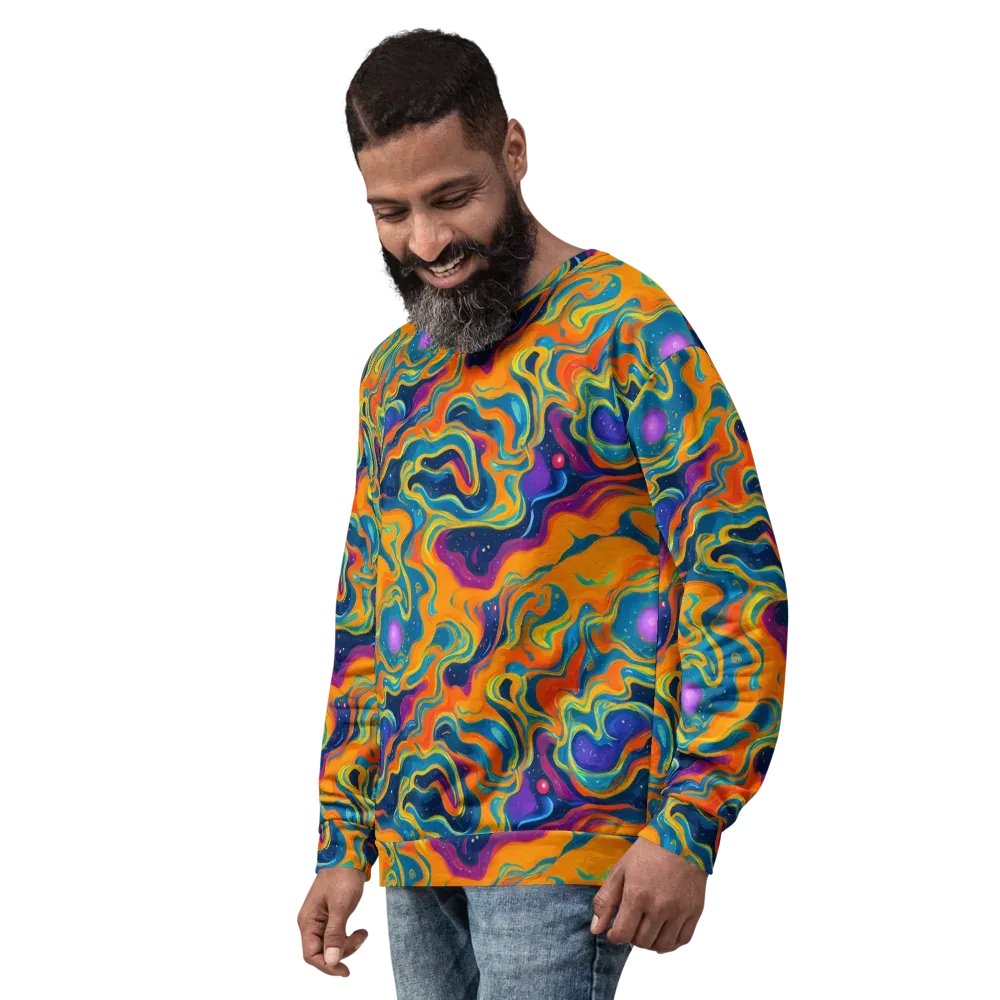 Firefly Galaxy on Sweatshirt — Left Front