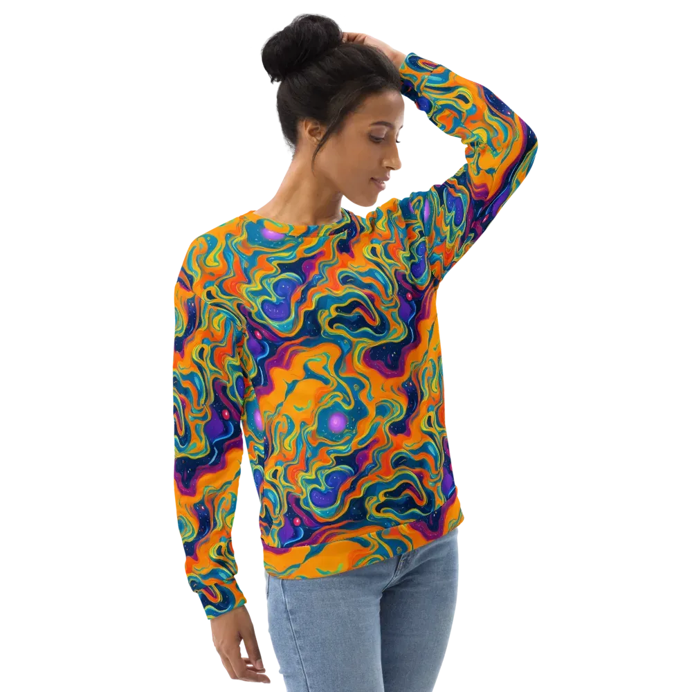 Firefly Galaxy on Sweatshirt — Right Front