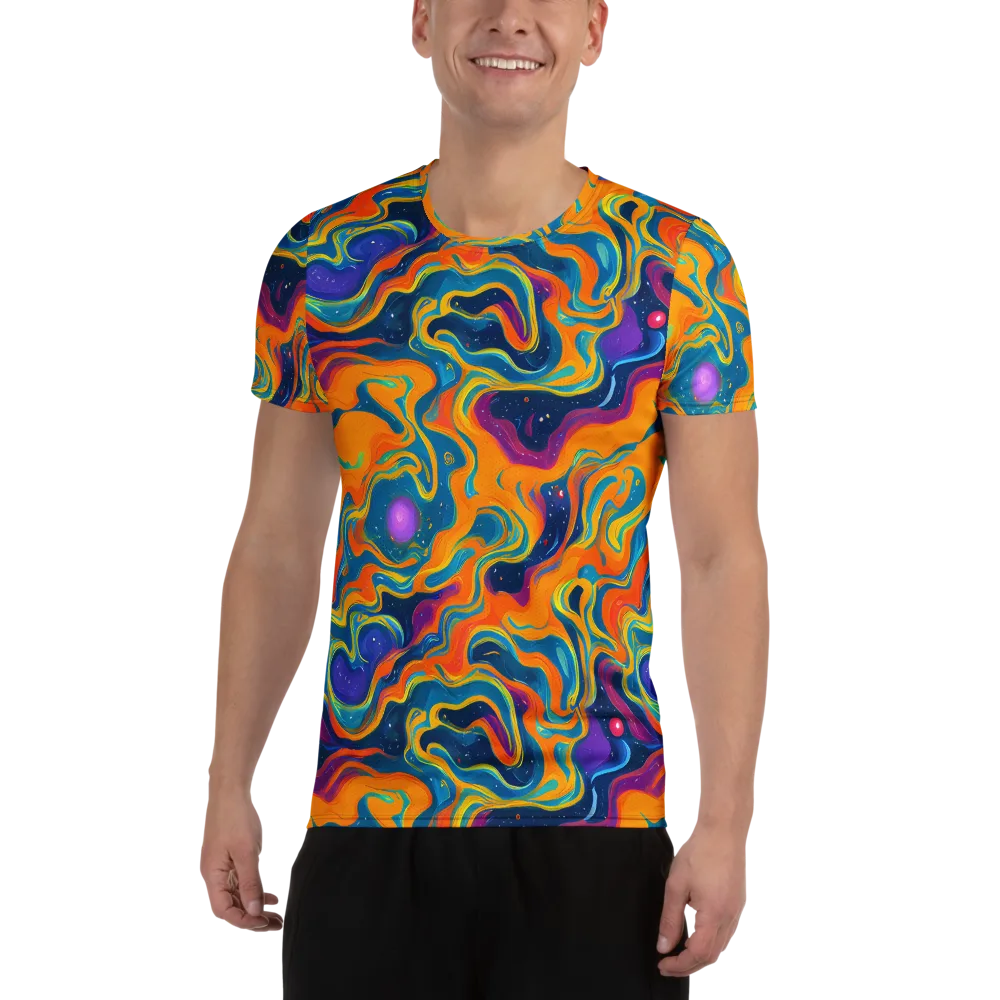 Firefly Galaxy on Men's Athletic T-Shirt — Front