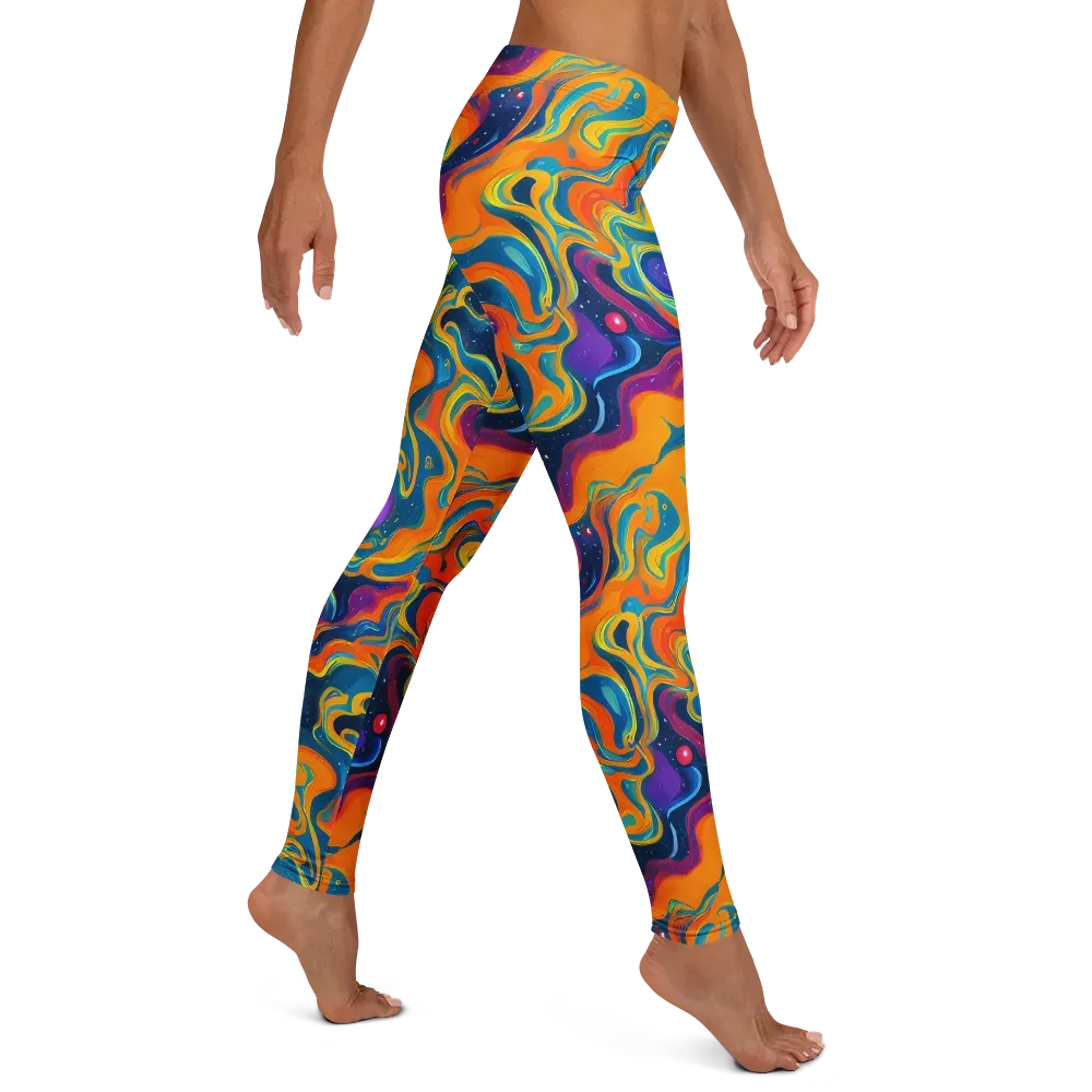 Firefly Galaxy on Leggings — Right