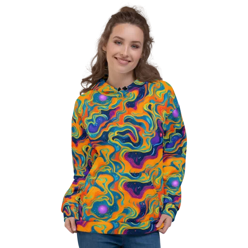 Firefly Galaxy on a Hoodie