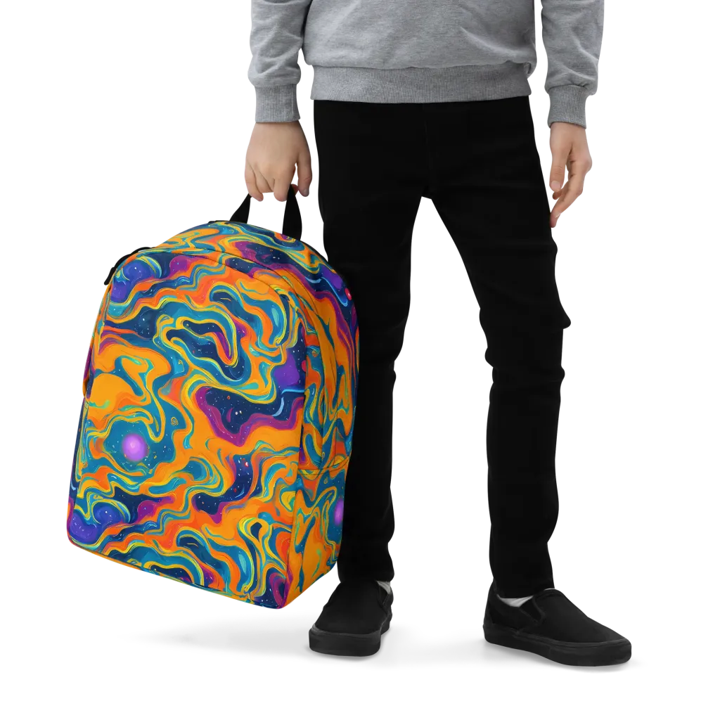 Firefly Galaxy on Minimalist Backpack — Zoomed-in
