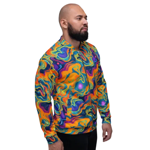 Firefly Galaxy on a Bomber Jacket
