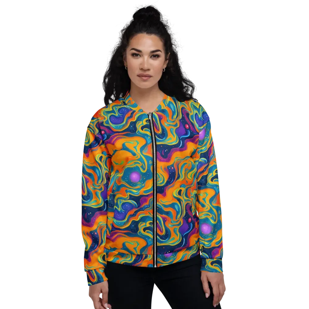 Firefly Galaxy on Bomber Jacket — Front
