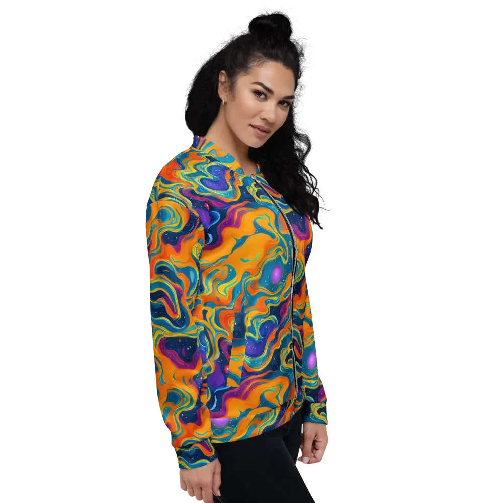 Firefly Galaxy on Bomber Jacket — Right