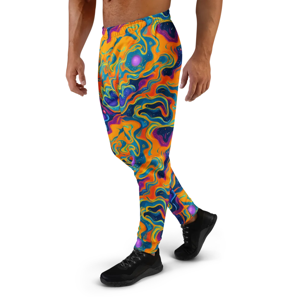 Firefly Galaxy on Men's Joggers — Left