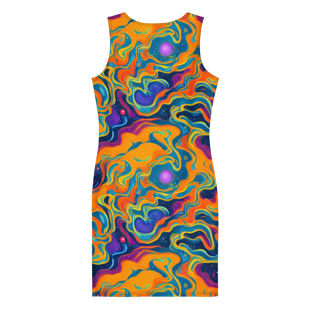 Firefly Galaxy on Bodycon Dress — Back
