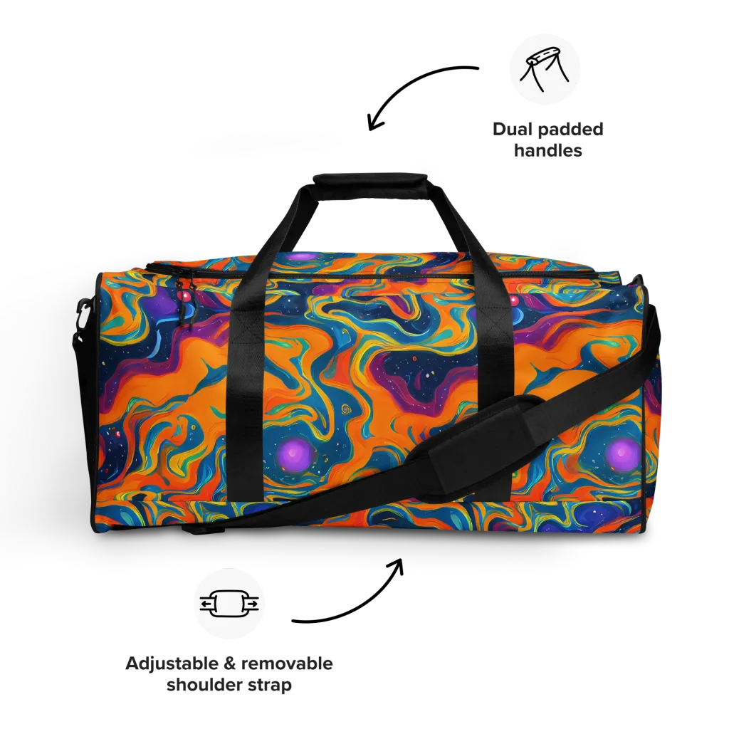 Firefly Galaxy on Duffle Bag — Front