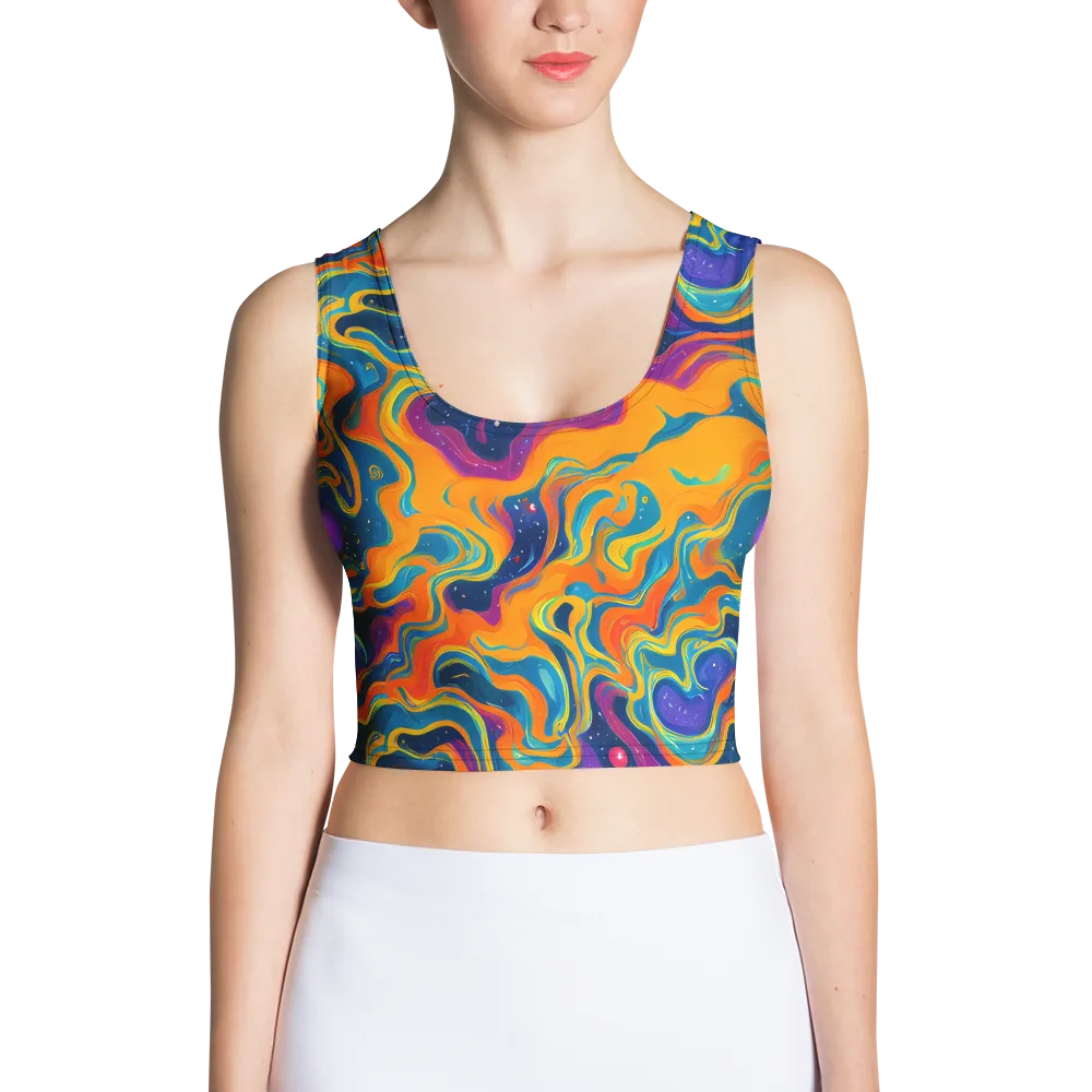 Firefly Galaxy on Crop Top — Front