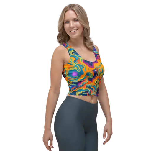 Firefly Galaxy on a Crop Top