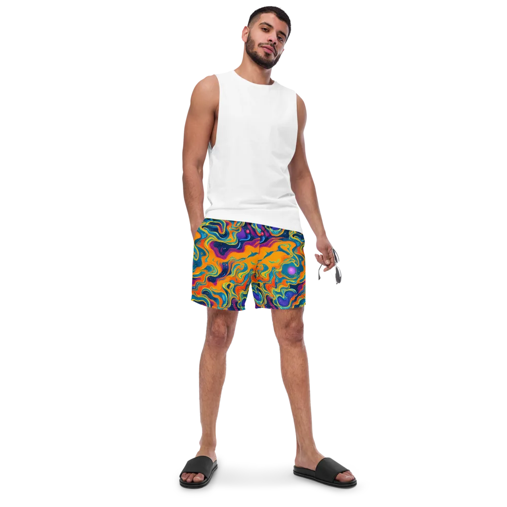 Firefly Galaxy on Swim Trunks — Front