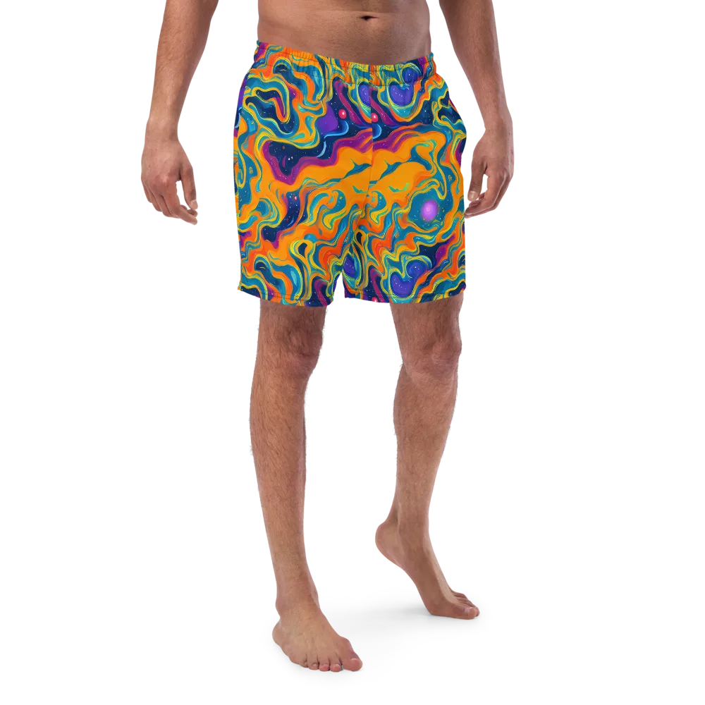 Firefly Galaxy on Swim Trunks — Front