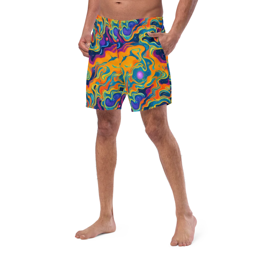 Firefly Galaxy on Swim Trunks — Left Front