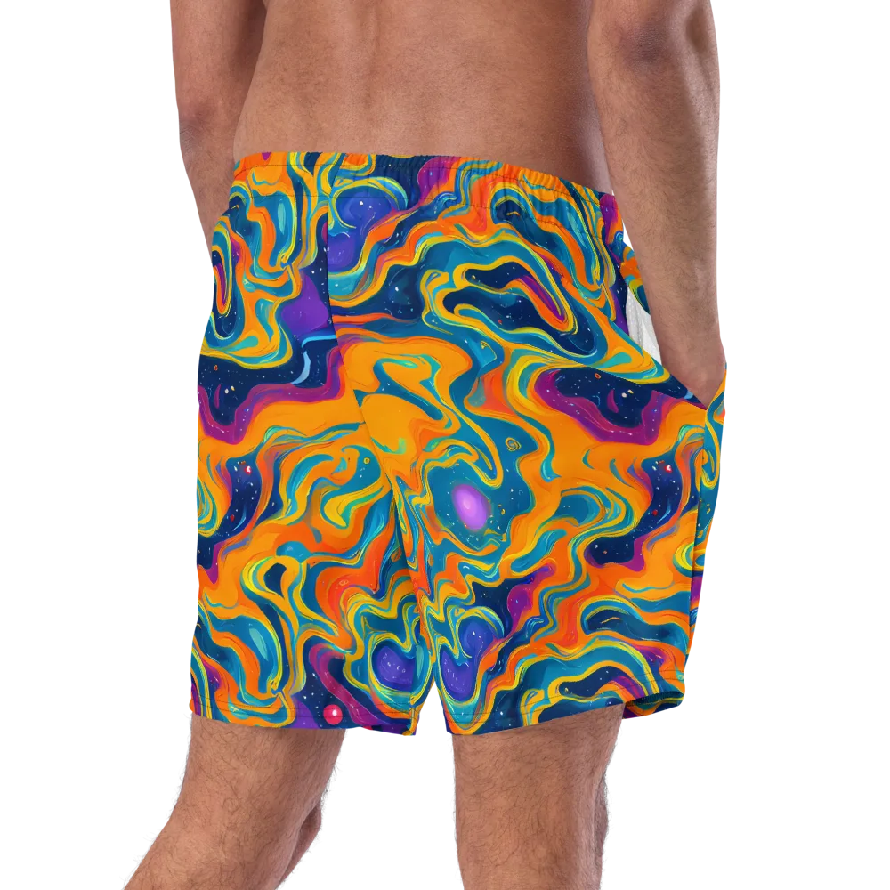 Firefly Galaxy on Swim Trunks — Right Back