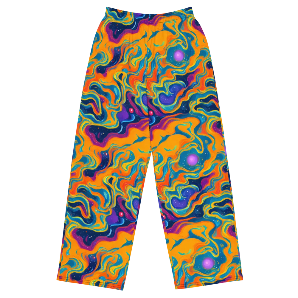Firefly Galaxy on Wide-Leg Pants — Front