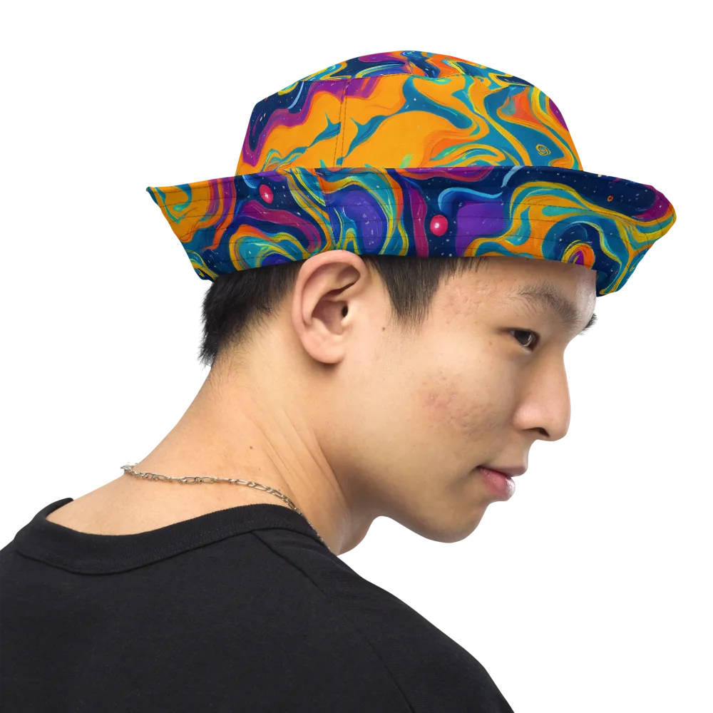 Firefly Galaxy on Reversible Bucket Hat — Right Outside
