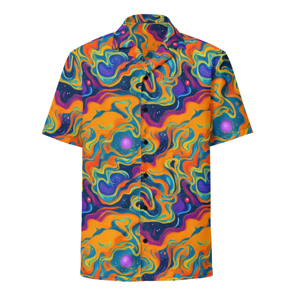 Firefly Galaxy on Button Shirt — Front