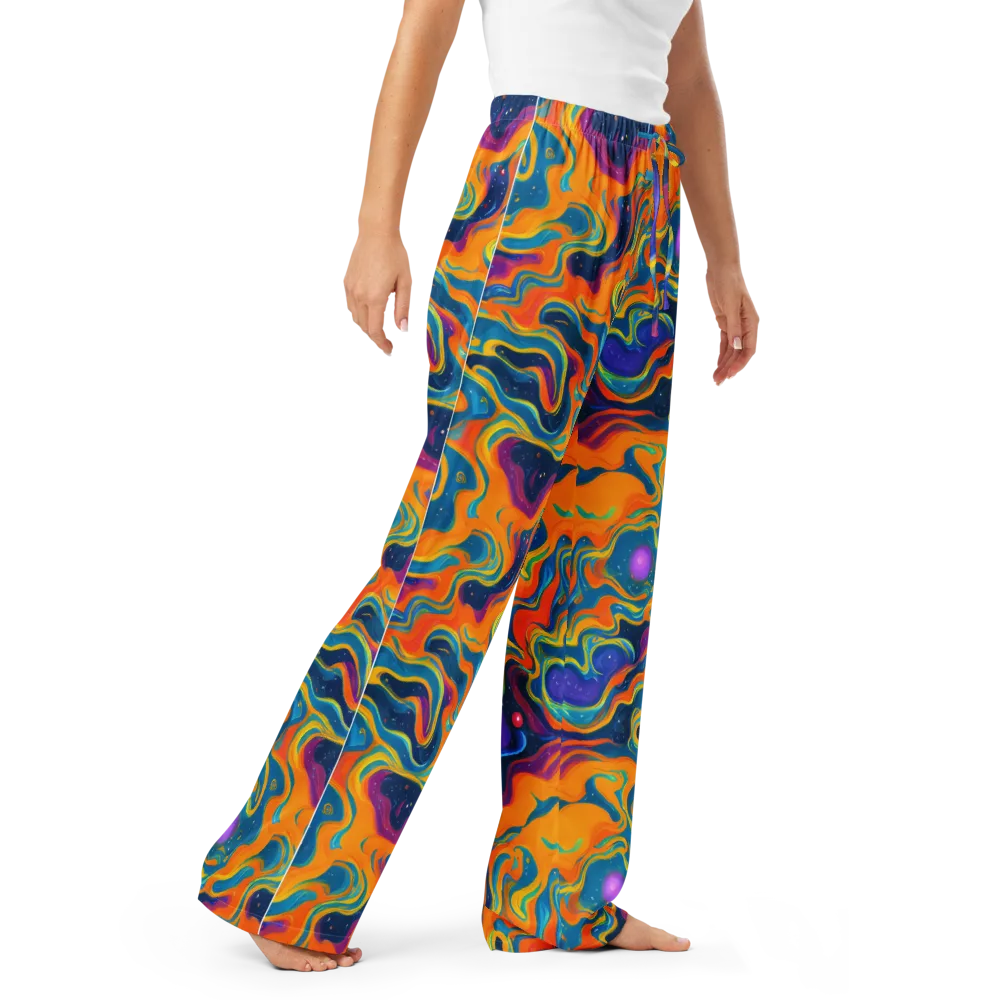 Firefly Galaxy on Women's Pajama Pants — Right Front