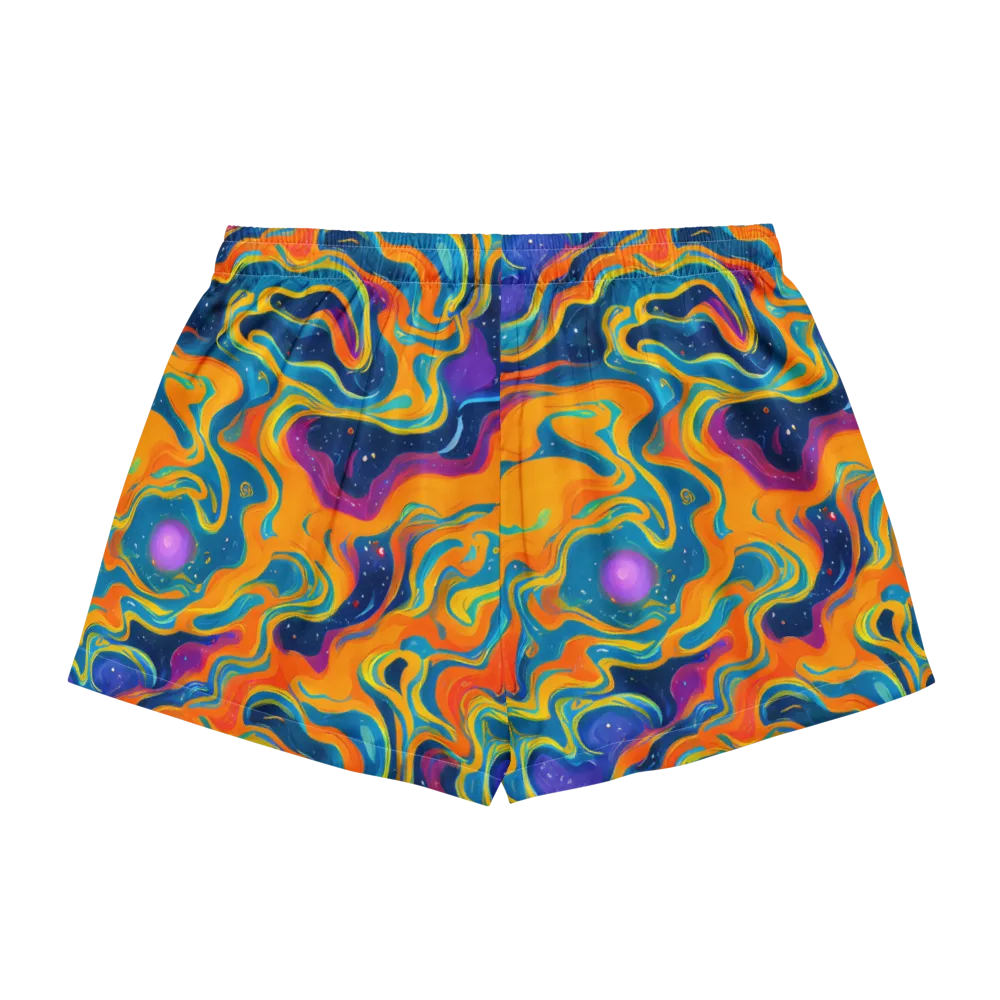 Firefly Galaxy on Women's Pajama Shorts — Back