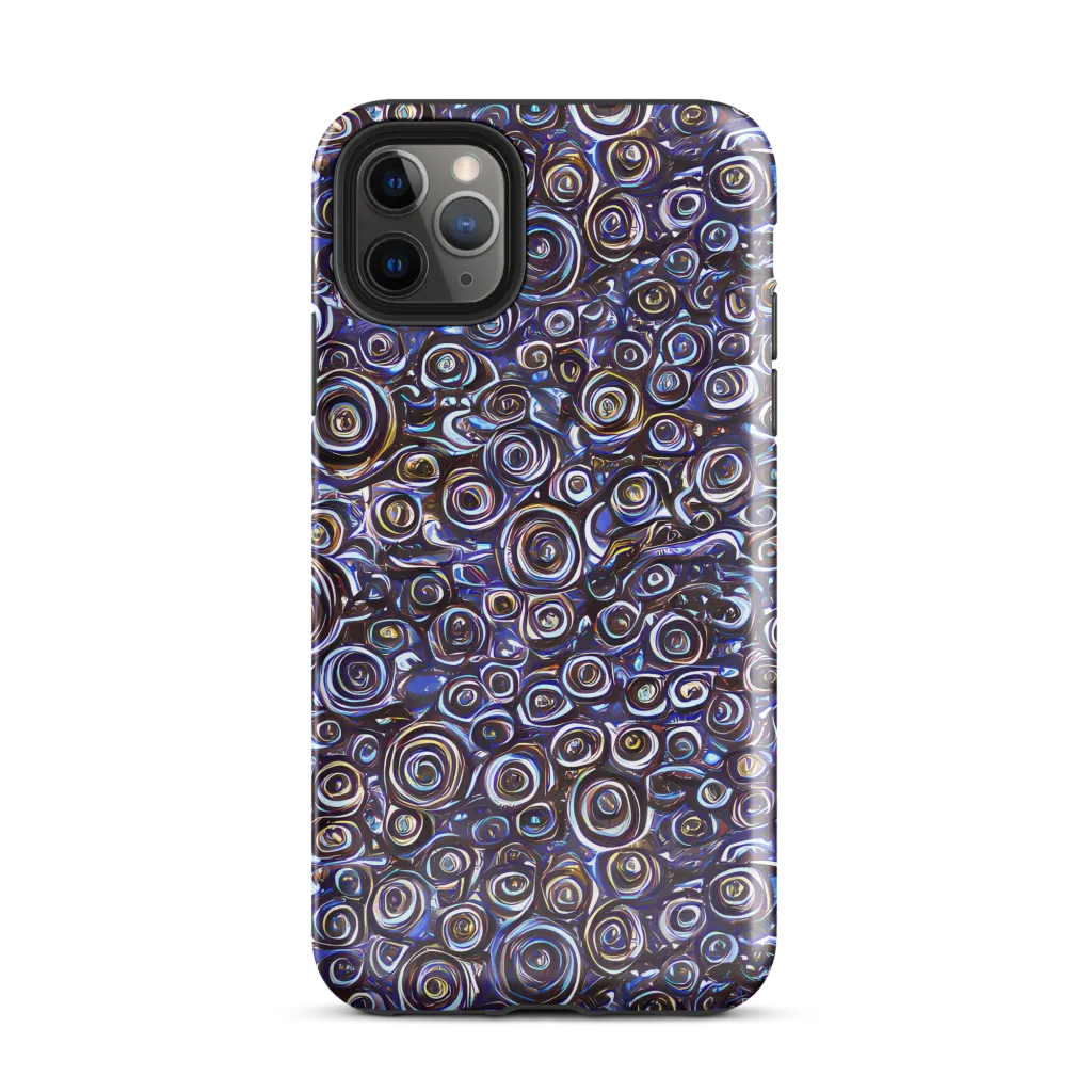 Midnight Spirals on Tough Case for iPhone® — Front