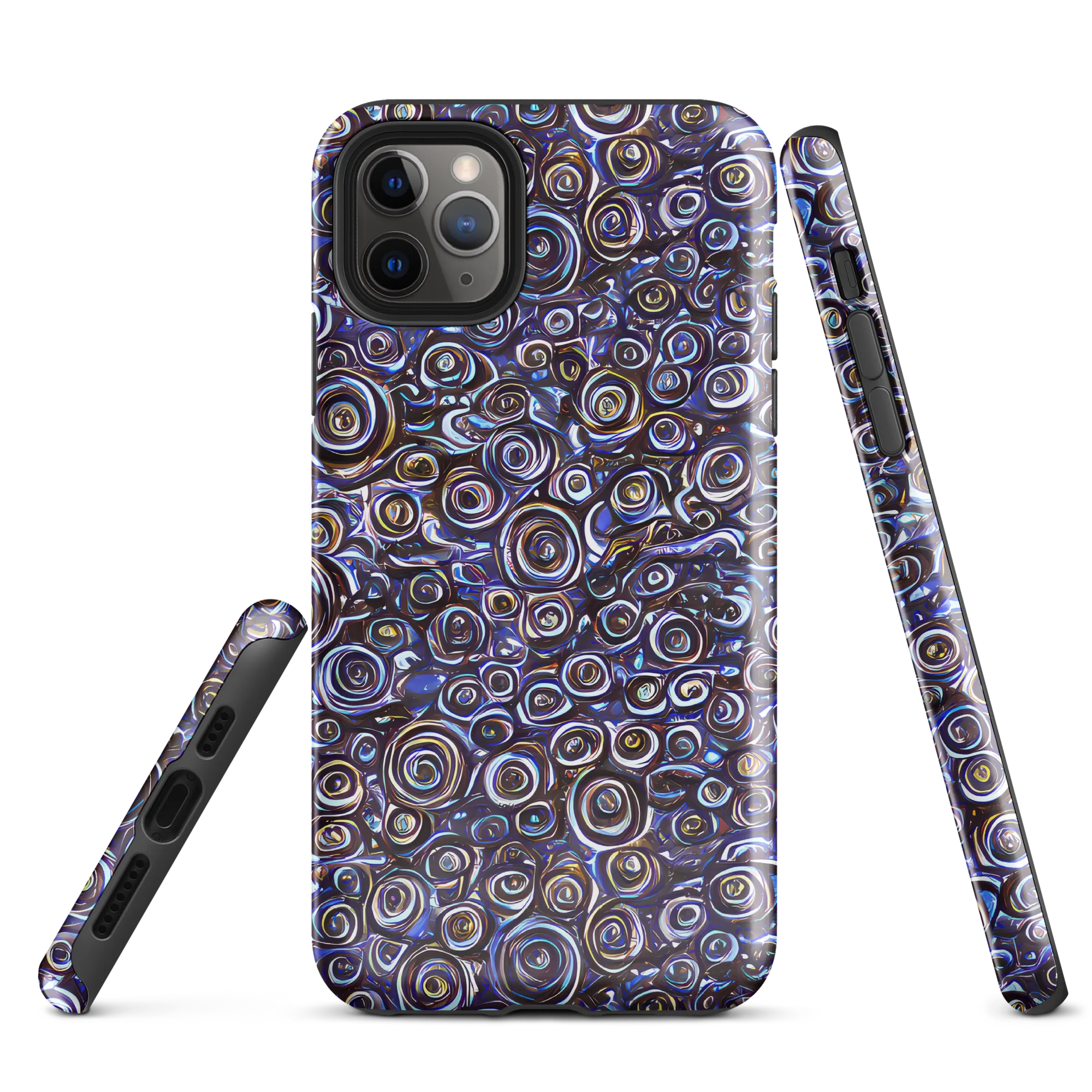 Midnight Spirals on Tough Case for iPhone® — Front
