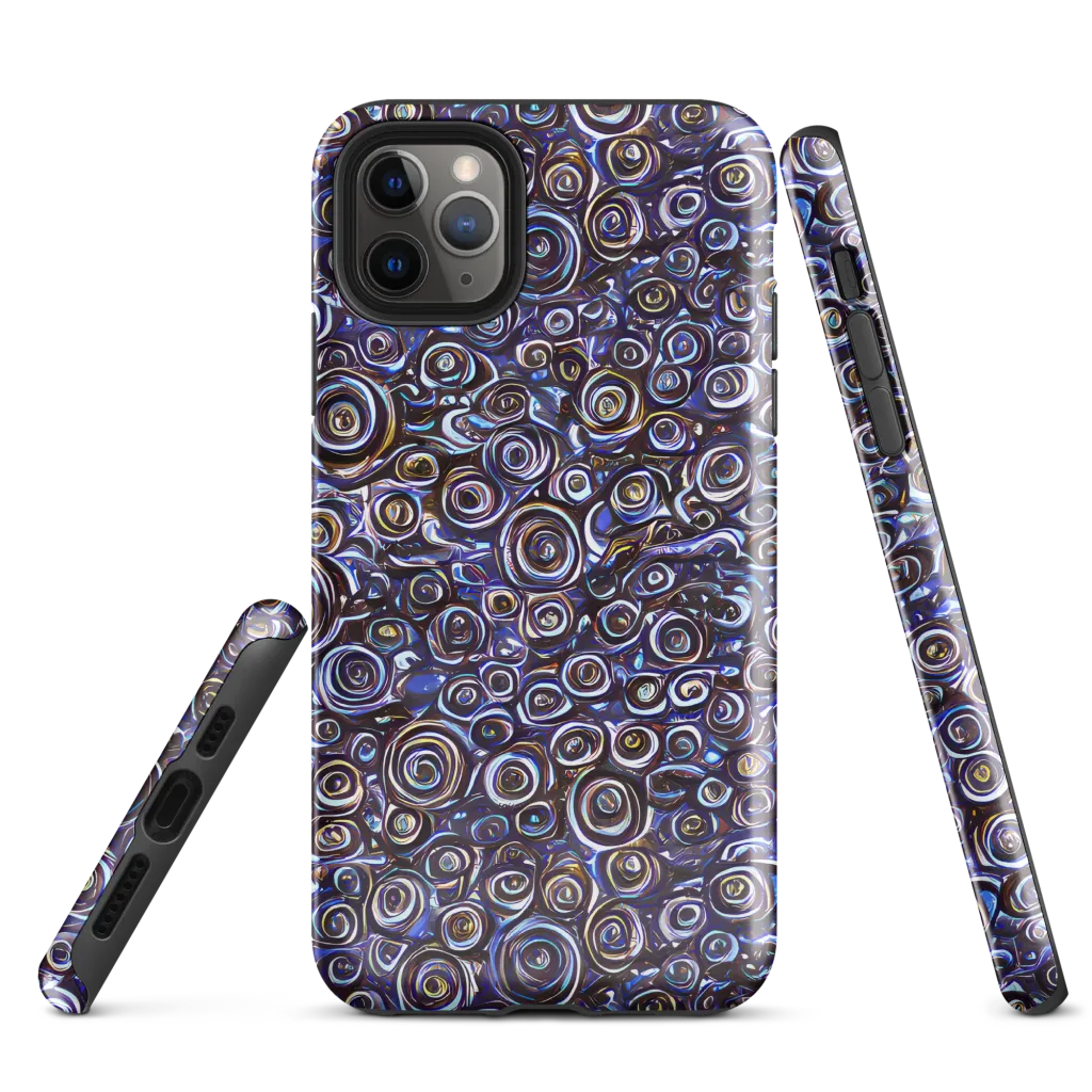 Midnight Spirals on Tough Case for iPhone® — Front