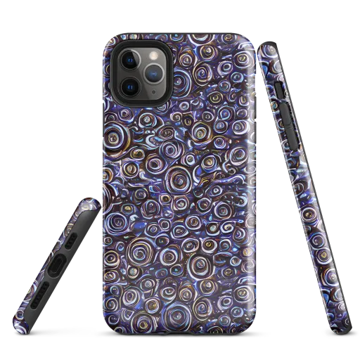 Midnight Spirals on a Tough Case for iPhone®