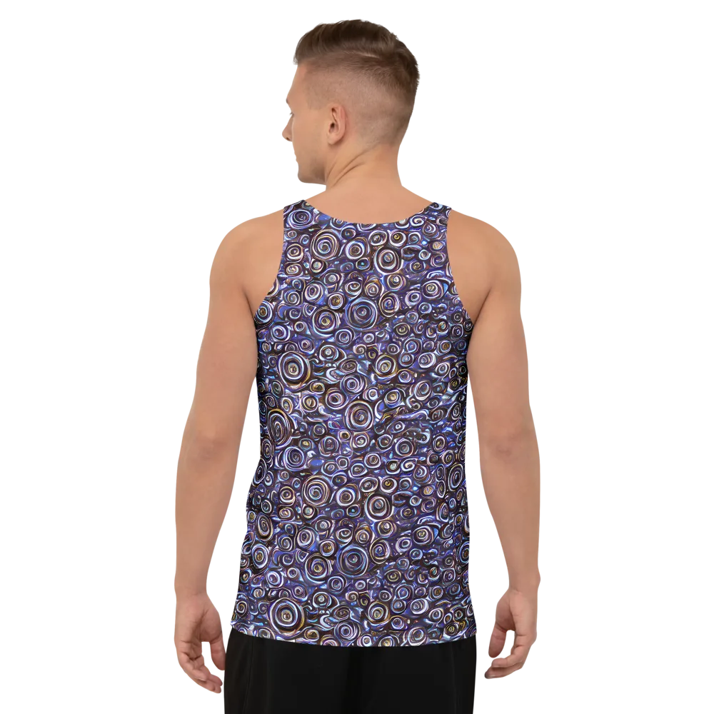 Midnight Spirals on Men's Tank Top — Back